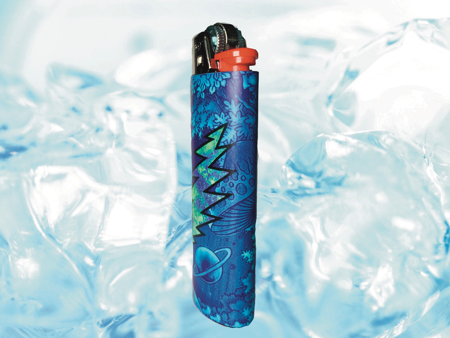 "Cosmic" Grateful Dead Lighter | Free 3" Vinyl Sticker of Your Choice Included!
