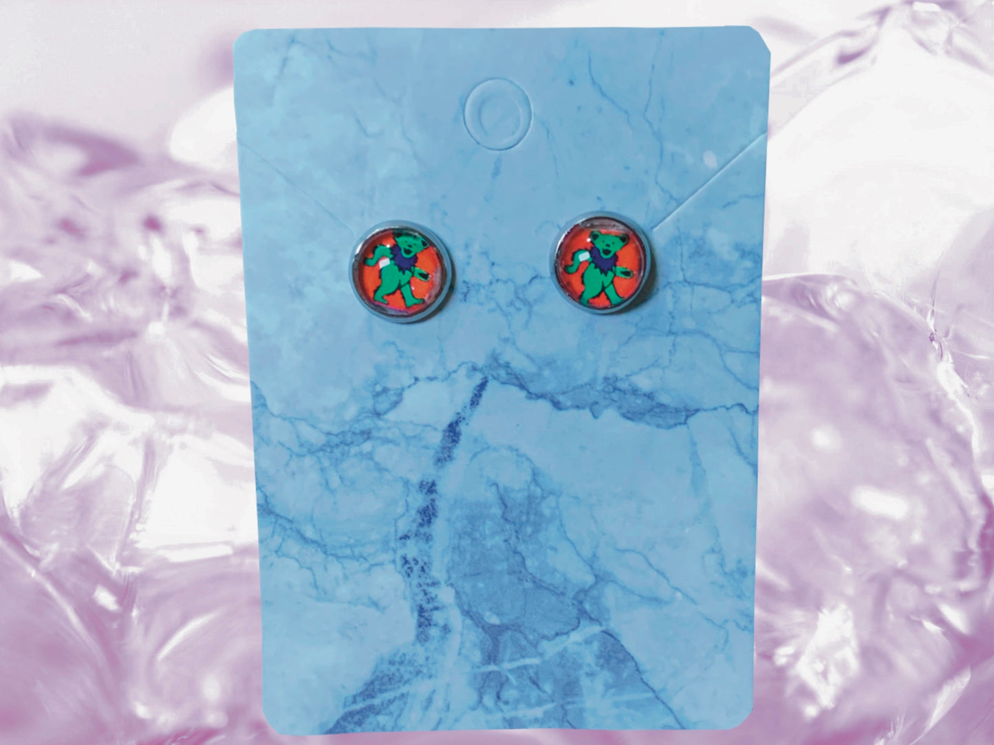 "Marching" Grateful Dead Earrings | FREE 3" Vinyl Sticker Included!