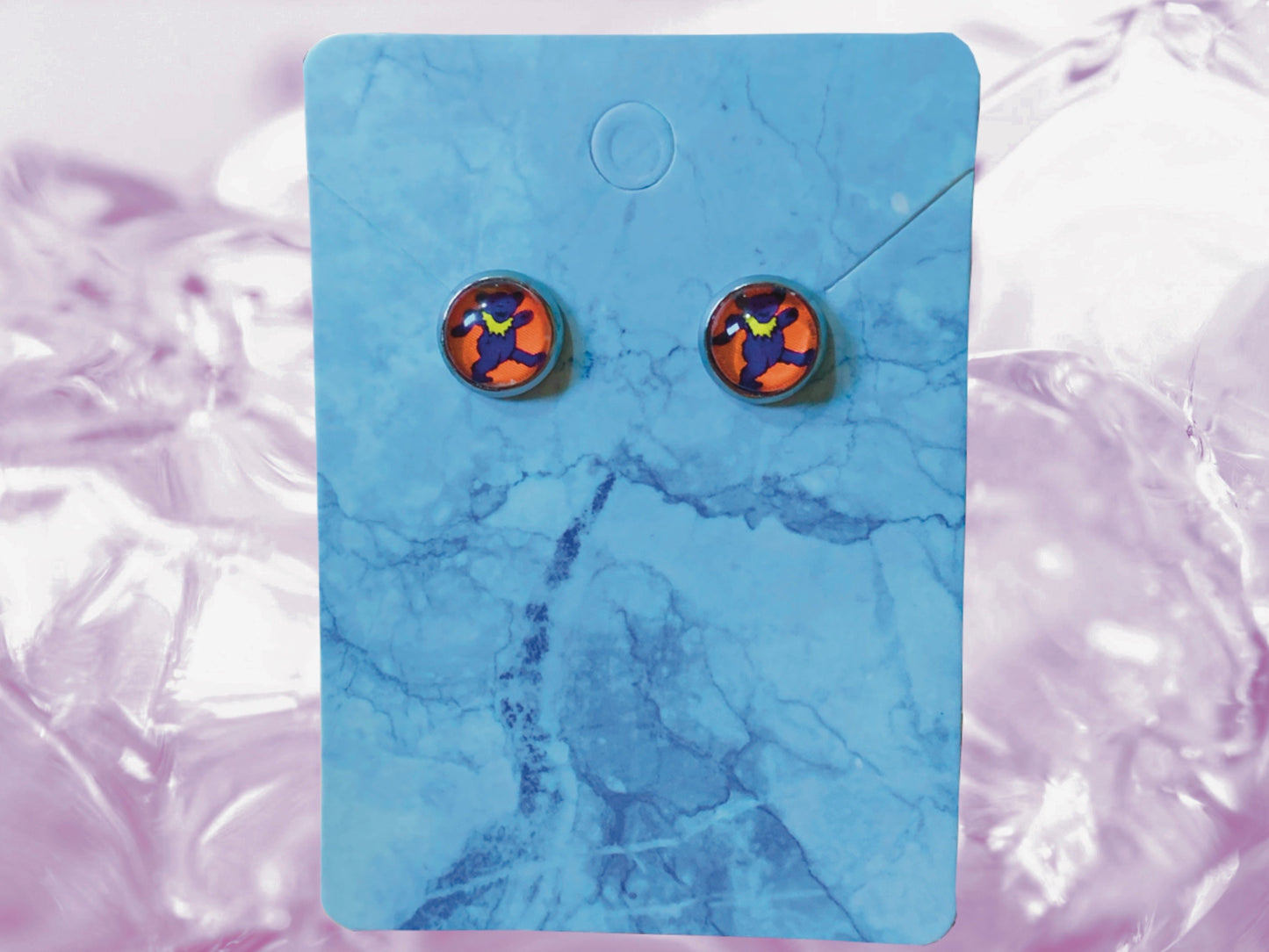 "Marching" Grateful Dead Earrings | FREE 3" Vinyl Sticker Included!