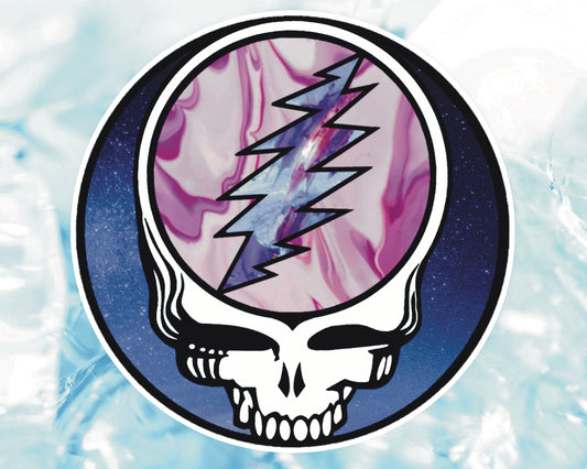 "Purple" Stealie 3" Grateful Dead Vinyl Sticker