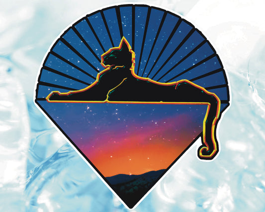 "Cats Under the Stars" 3" Vinyl Grateful Dead Sticker