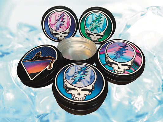 "Classic" Grateful Dead Tins | FREE 3" Vinyl Sticker Included!