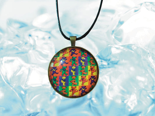 "Marching" Grateful Dead Necklace | FREE 3" Vinyl Sticker Included!!