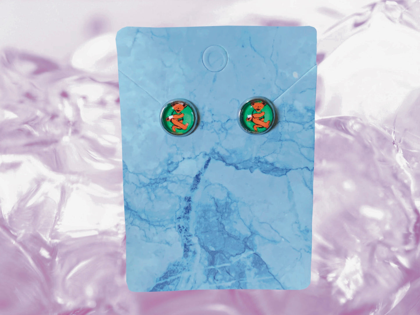 "Marching" Grateful Dead Earrings | FREE 3" Vinyl Sticker Included!