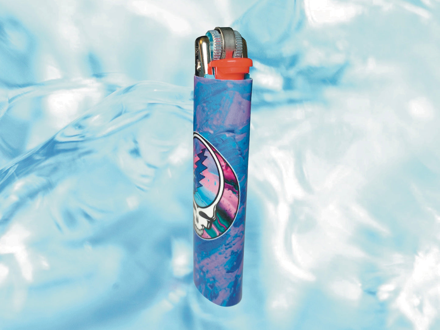 "Groovy" Grateful Dead Lighter | Free 3" Vinyl Sticker of Your Choice Included!