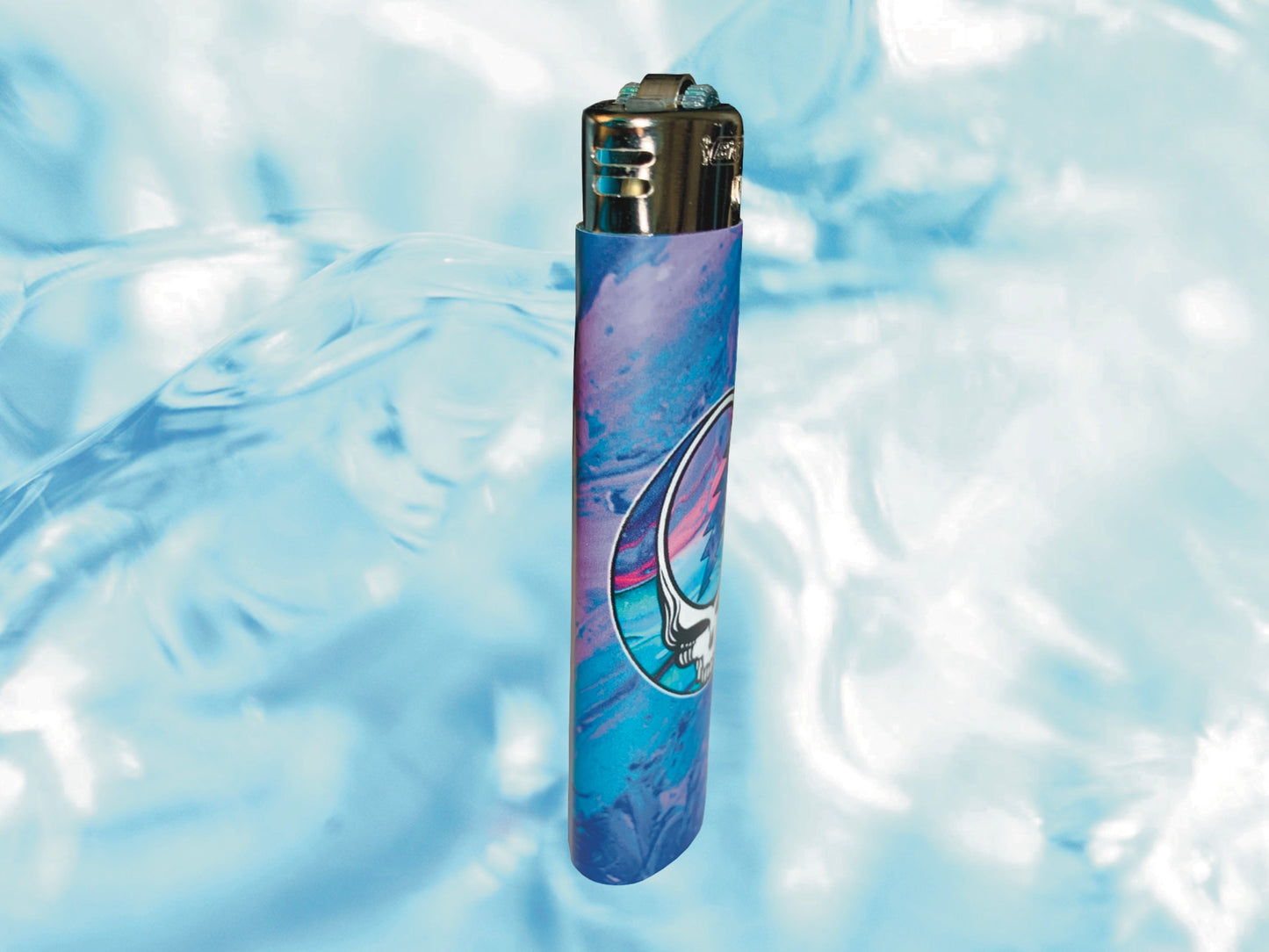 "Groovy" Grateful Dead Lighter | Free 3" Vinyl Sticker of Your Choice Included!