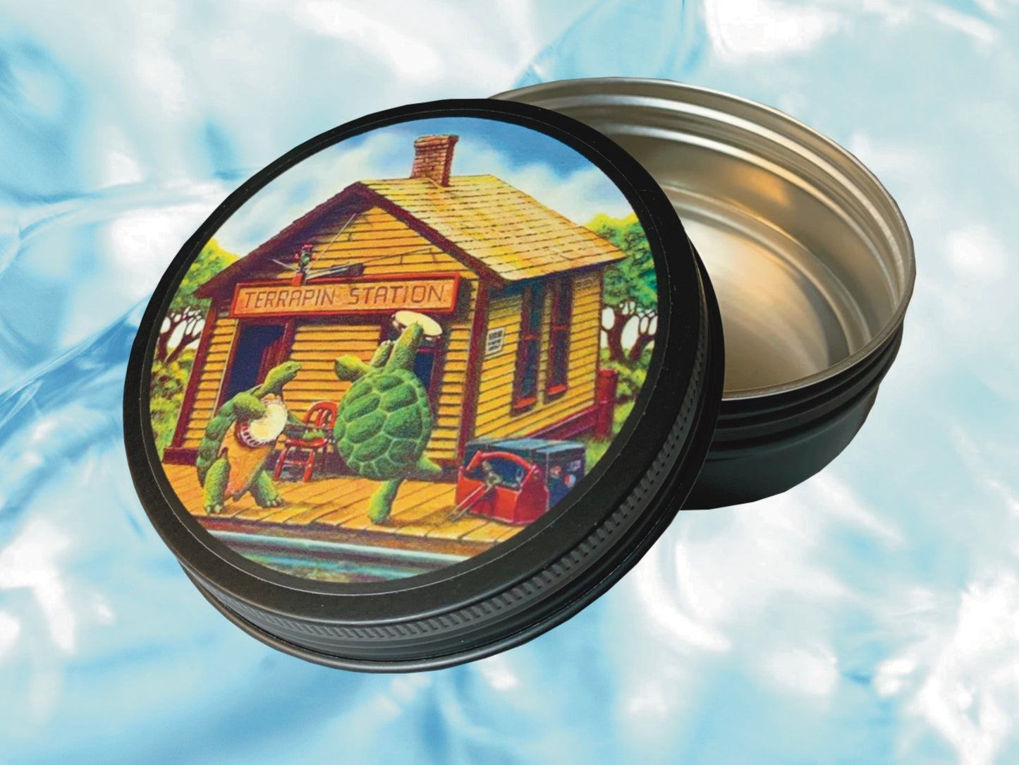 "Terrapin Station" Grateful Dead Round Tin | FREE 3" Vinyl Sticker Included!