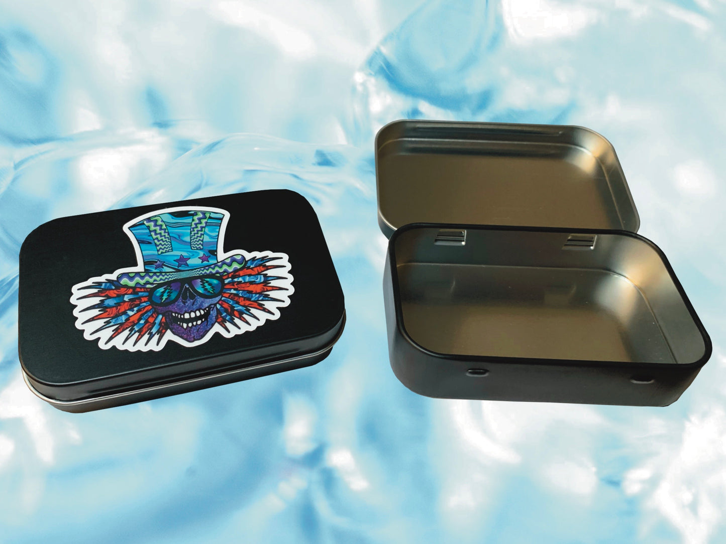 "Uncle Sam" Grateful Dead Stash Tin | FREE 3" Vinyl Sticker Included!