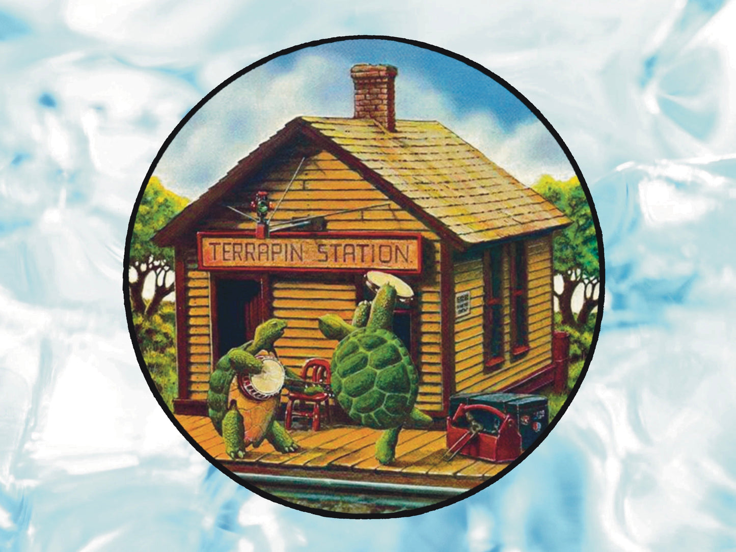 "Terrapin Station" Grateful Dead 3" Vinyl Sticker